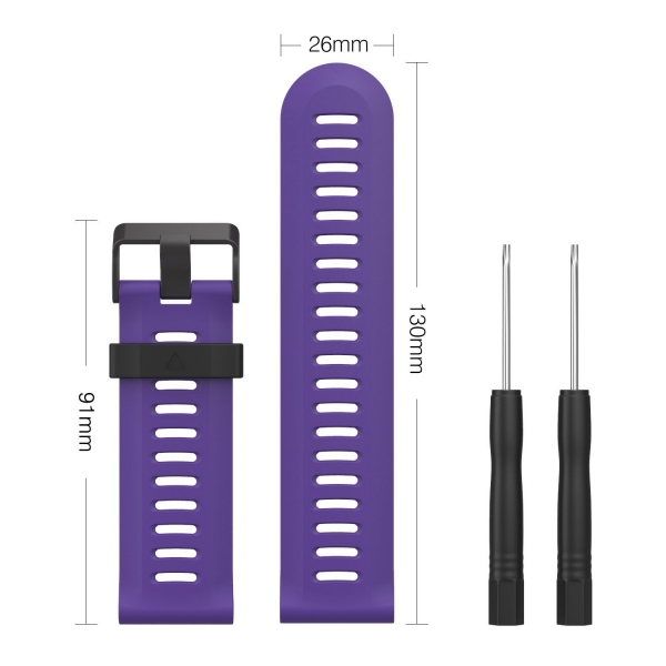 MoKo Garmin Fenixx 3 / Fenixx 5X Silikon Kay-Purple