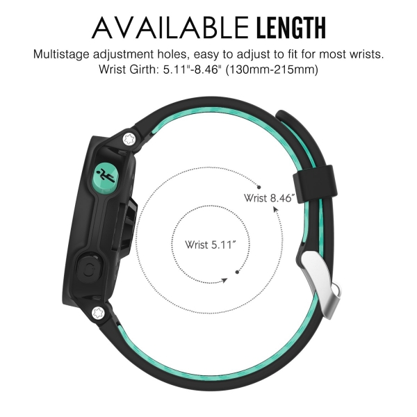 MoKo Garmin Forerunner 235 Silikon Kay-Black Mint