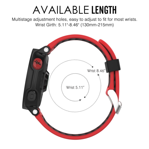 MoKo Garmin Forerunner 235 Silikon Kay-Red