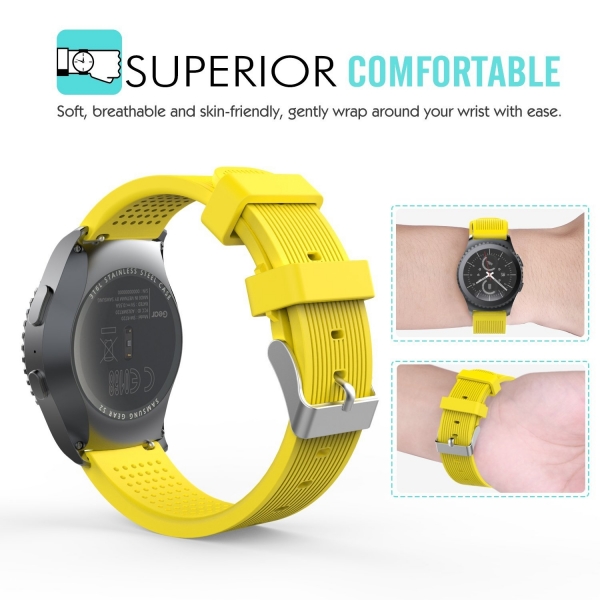 MoKo Gear S2 Classic Soft Silikon Kay-Yellow