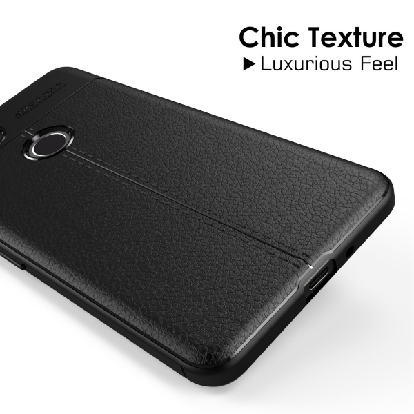 MoKo Google Pixel 2 Deri Bumper K�l�f-Black