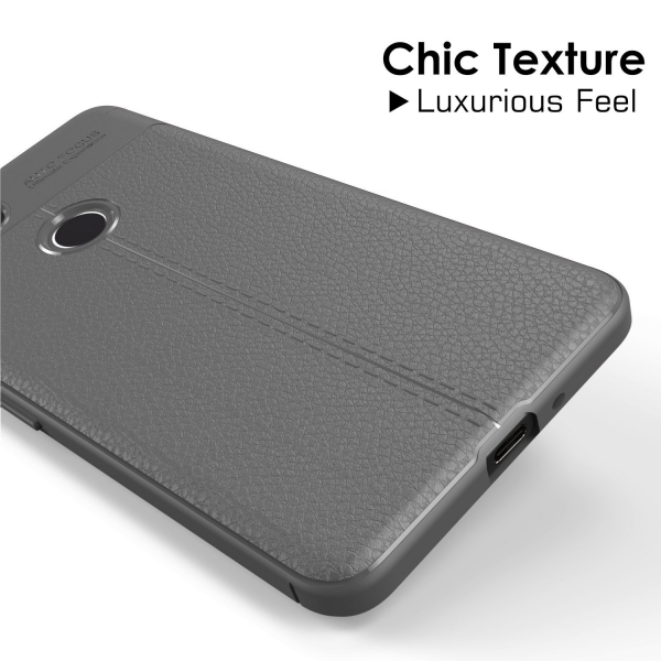 MoKo Google Pixel 2 Deri Bumper K�l�f-Grey