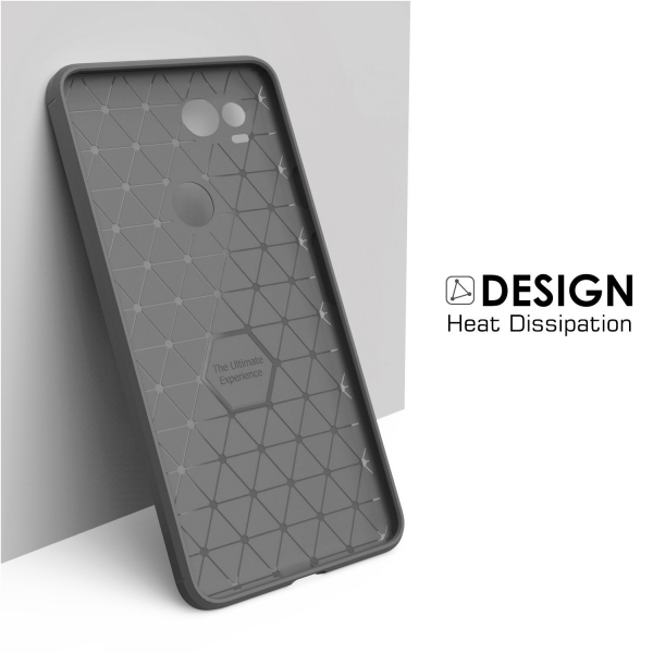 MoKo Google Pixel 2 Deri Bumper K�l�f-Grey