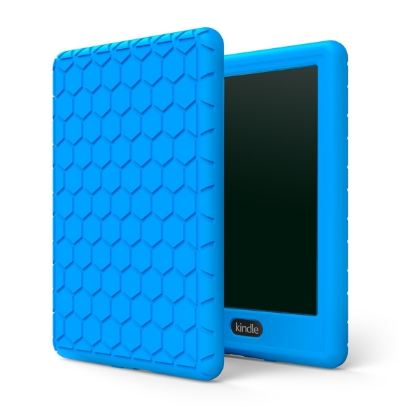 MoKo Kindle E-Reader (8.Nesil) Silikon Klf-Blue