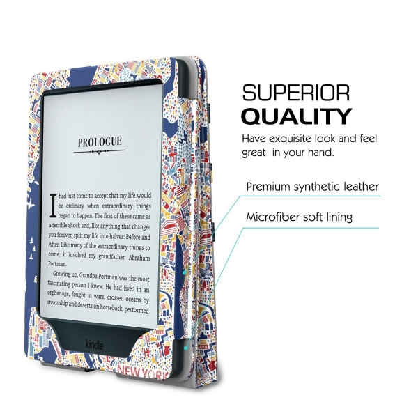 MoKo Kindle E-Reader (8.Nesil) Stand Klf-New York City