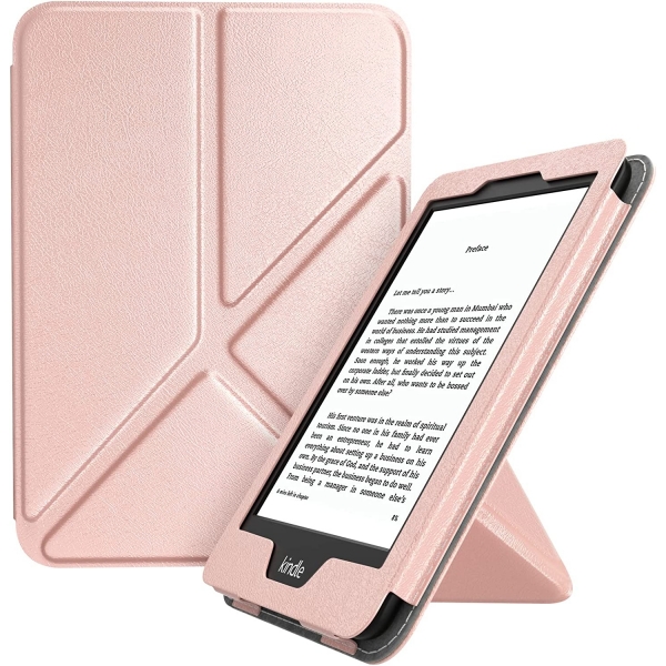 MoKo Kindle Paperwhite Standl Klf (6 in)-Rose Gold