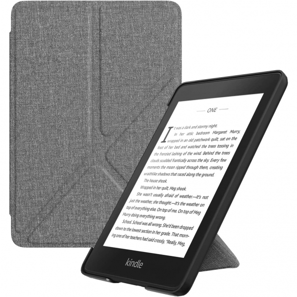 MoKo Kindle Paperwhite Standl Klf (6 in)-Gray
