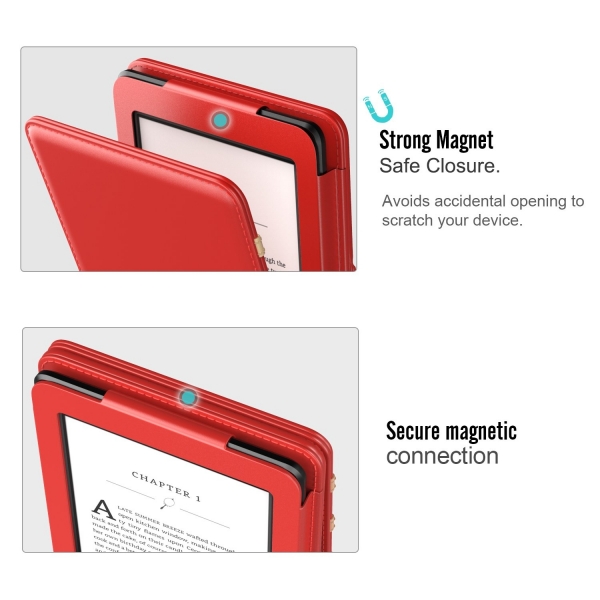 MoKo Kindle E-Reader Stand Klf (10.Nesil)-Red