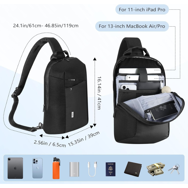 MoKo Apple iPad Pro EDC anta (13 in)