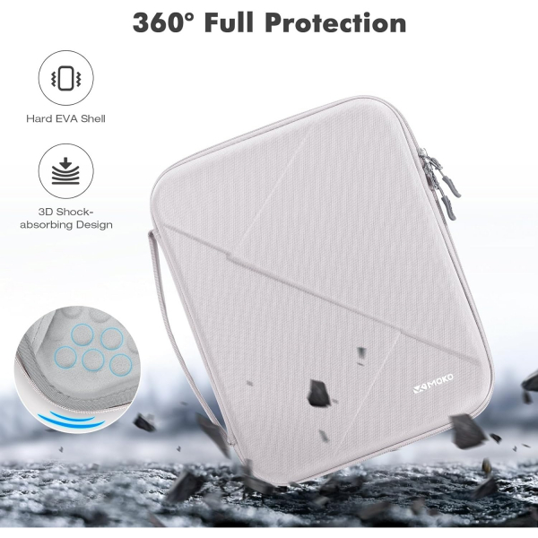 MoKo 360 Korumal Tablet antas(13 in)-Gray White 