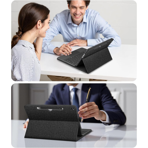 Fintie Microsoft Surface Pro 12 ok Al Klf -Black 