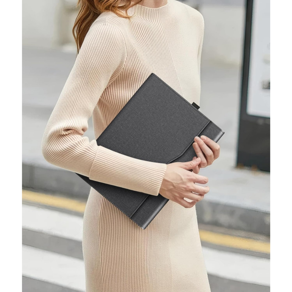Fintie Microsoft Surface Pro 12 ok Al Klf -Black 