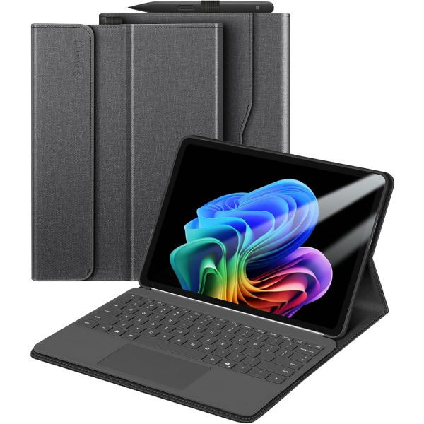 Fintie Microsoft Surface Pro 12 ok Al Klf -Black 