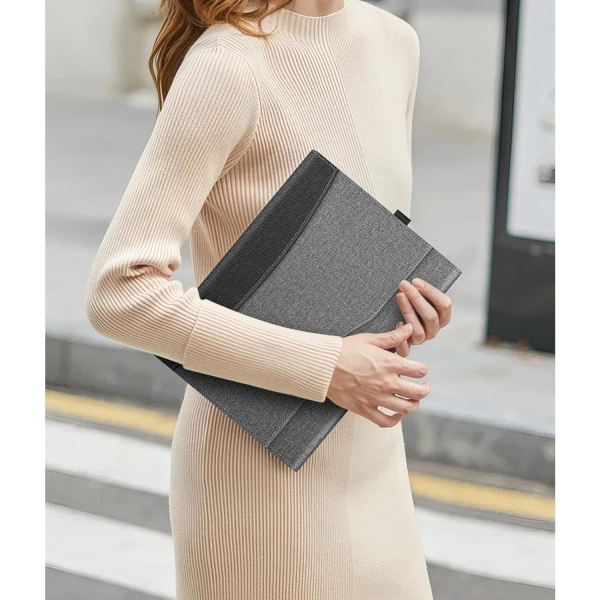 Fintie Microsoft Surface Pro 12 ok Al Klf -Gray