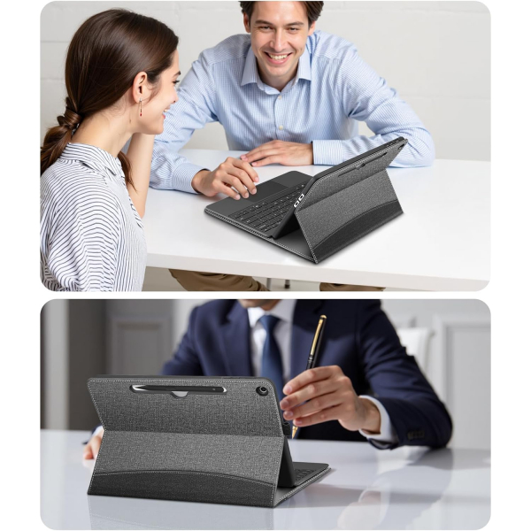 Fintie Microsoft Surface Pro 12 ok Al Klf -Gray