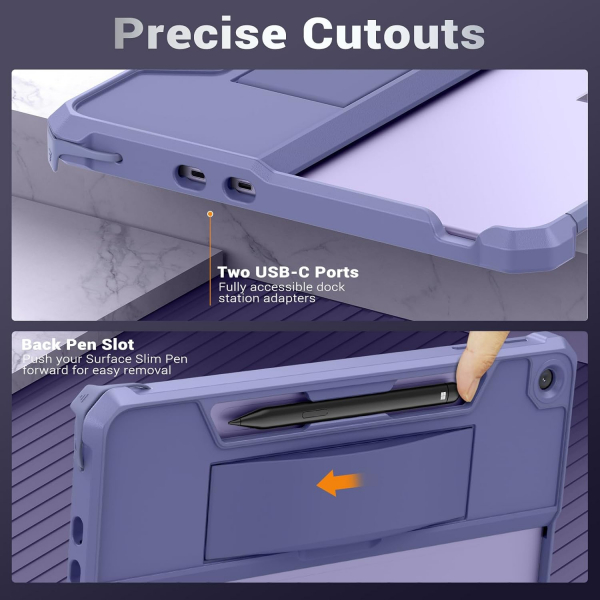 MoKo Microsoft Surface Pro 12 Standl Klf-Violet