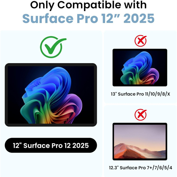 Omnpak Microsoft Surface Pro 12 Standl Klf-Black