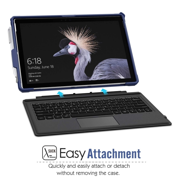 MoKo Microsoft Surface Pro 6 Klf-Blue