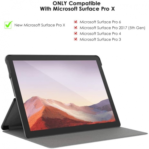 MoKo Microsoft Surface Pro X Business Standl Klf (13 in)-Gray