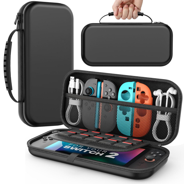 MoKo Nintendo Switch 2 Uyumlu anta-Black 