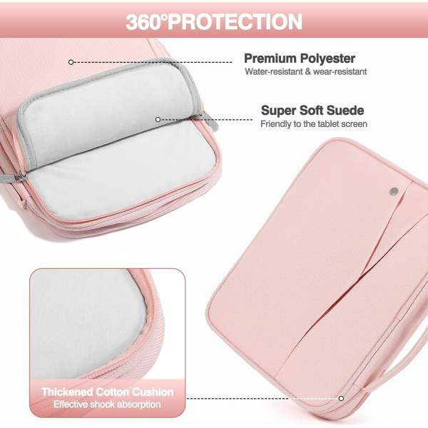MoKo ift Katmanl Tablet antas (9-11 in)-Pink