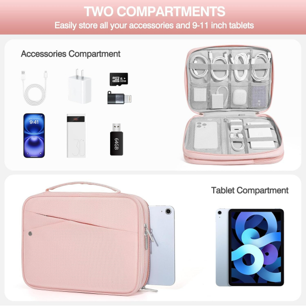 MoKo ift Katmanl Tablet antas (9-11 in)-Pink