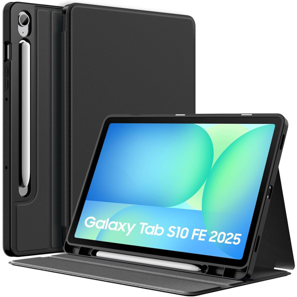 MoKo Samsung Galaxy Tab S10 FE Standl Klf -Denim Black 