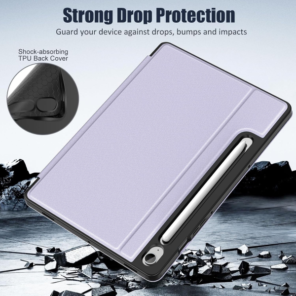 MoKo Samsung Galaxy Tab S10 FE Standl Klf -Denim Purple