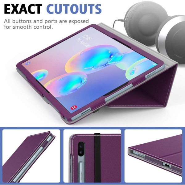 MoKo Samsung Galaxy Tab S6 10.5 Standl Klf (10.5 in)-Purple