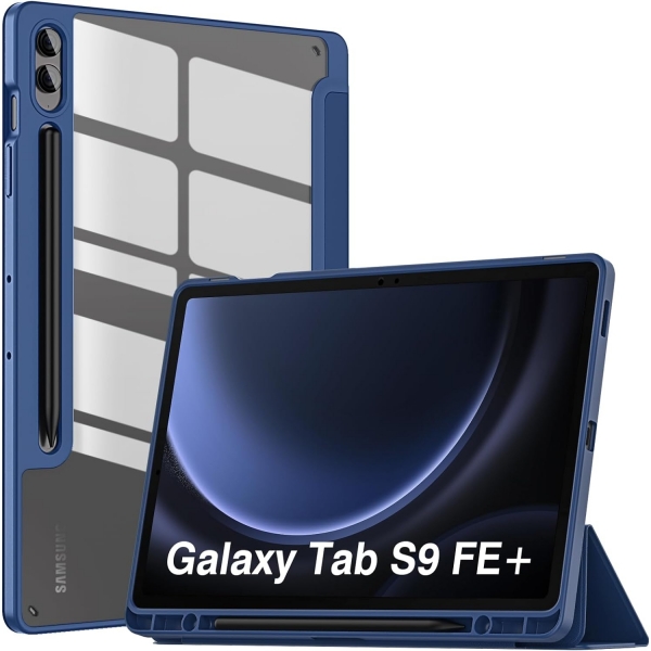MoKo Samsung Galaxy Tab S9 FE Plus Klf-Navy Blue