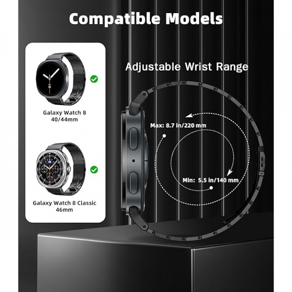 MoKo Samsung Galaxy Watch 8 40mm Kay-Black