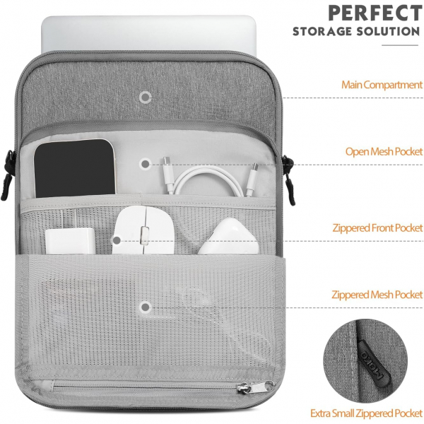 MoKo Stylish Tablet �antas�(12.9 in�)-Light Gray