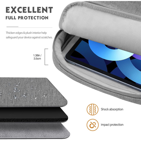 MoKo Stylish Tablet �antas�(12.9 in�)-Light Gray