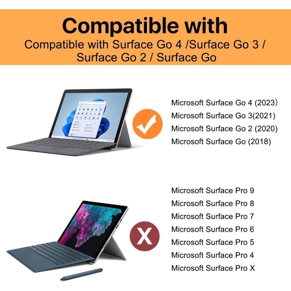 MoKo Surface Go 4 Uyumlu Ultra Hafif Klf