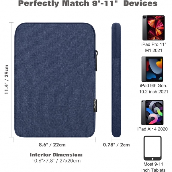 MoKo Tablet antas (9/11 in)-Navy