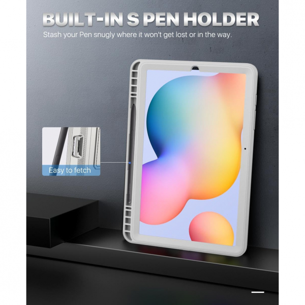 MoKo Tam Korumal Galaxy Tab S6 Lite Klf (10.4 in)-Gray