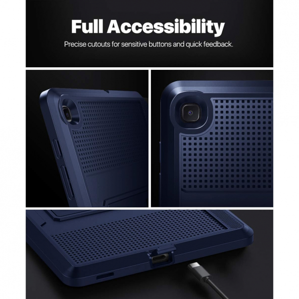 MoKo Tam Korumal Galaxy Tab S6 Lite Klf (10.4 in)-Dark Blue