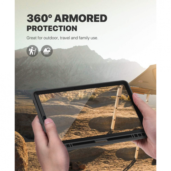 MoKo Tam Korumal Galaxy Tab S6 Lite Klf (10.4 in)-Black