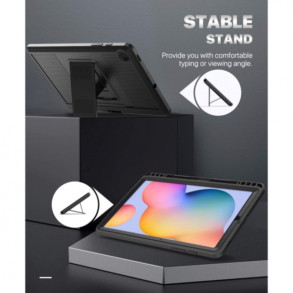 MoKo Tam Korumal Galaxy Tab S6 Lite Klf (10.4 in)-Black
