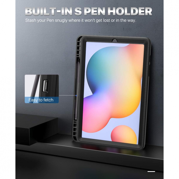 MoKo Tam Korumal Galaxy Tab S6 Lite Klf (10.4 in)-Black