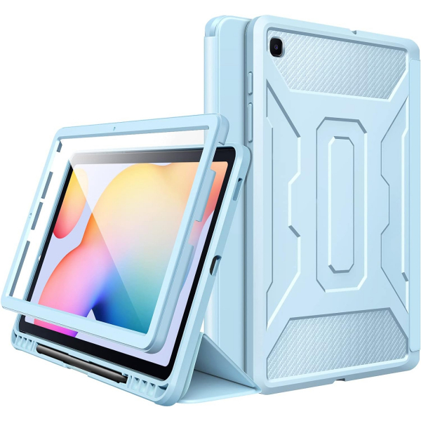 MoKo Rugged Galaxy Tab S6 Lite Klf (10.4 in)-Sky Blue