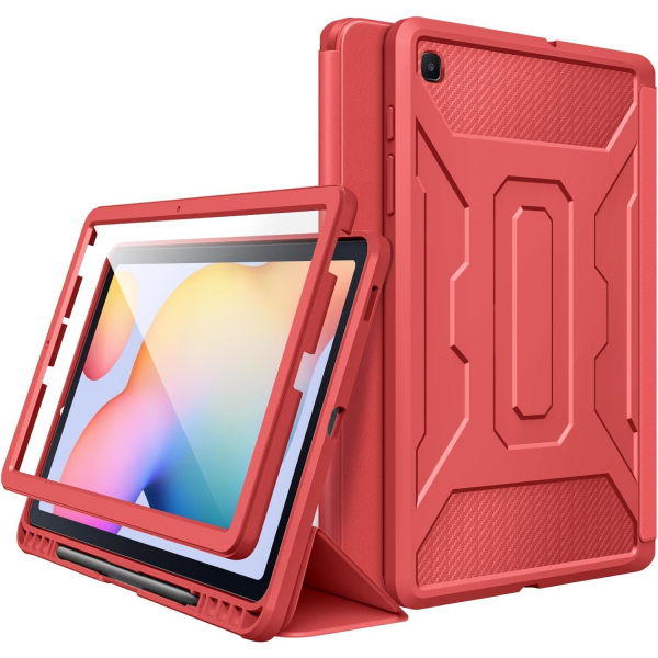 MoKo Rugged Galaxy Tab S6 Lite Klf (10.4 in)-Red