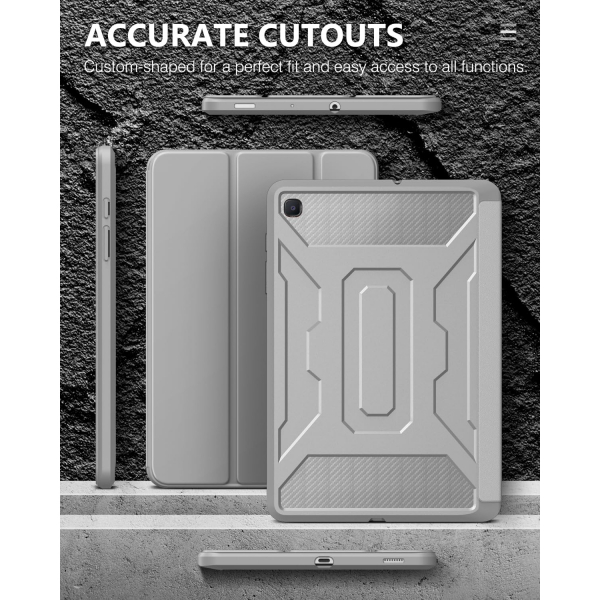 MoKo Rugged Galaxy Tab S6 Lite Klf (10.4 in)-Silver