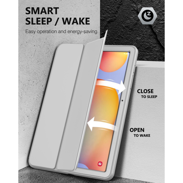 MoKo Rugged Galaxy Tab S6 Lite Klf (10.4 in)-Silver