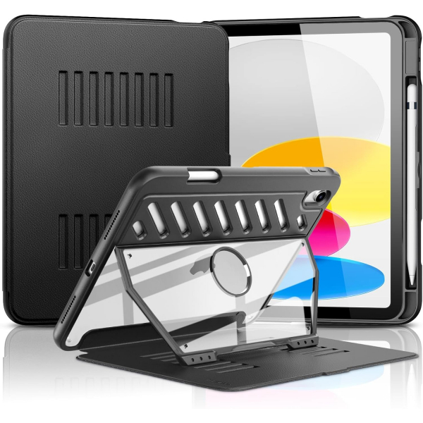 MoKo Apple iPad A16 Rugged Klf (11 in)-Black