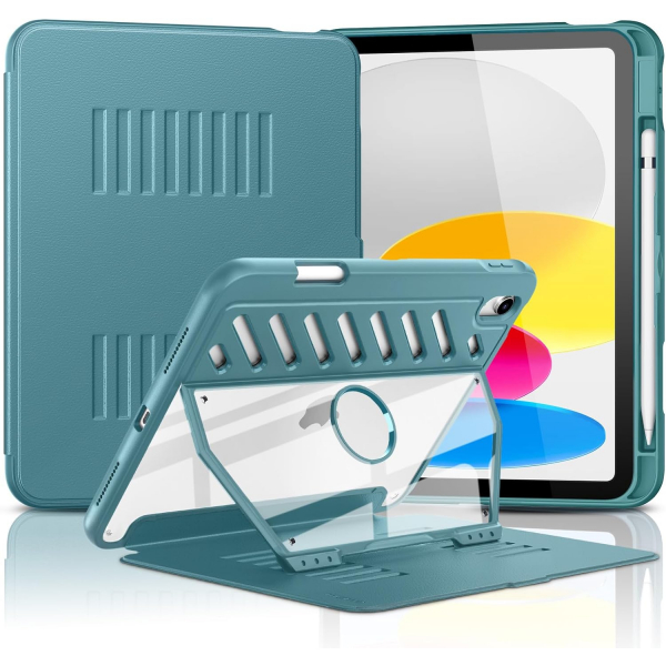 MoKo Apple iPad A16 Rugged Klf (11 in)-Cyan
