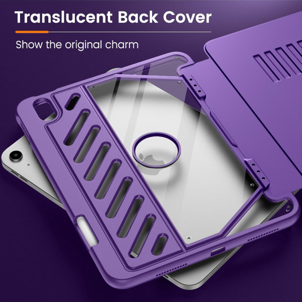 MoKo Apple iPad A16 Rugged Klf (11 in)-Purple Violet 