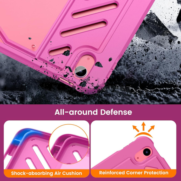 MoKo Apple iPad A16 Rugged Klf (11 in)-Peach Pink