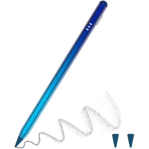 MoKo iPad in Stylus Kalem-Blue