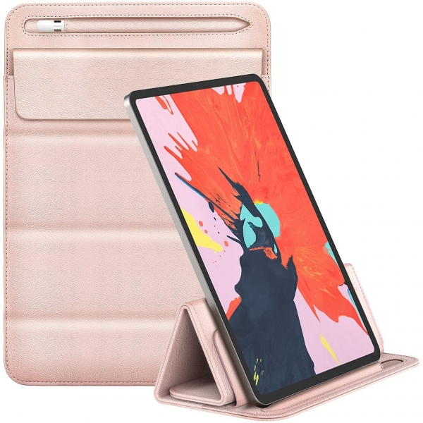 MoKo iPad Pro Tablet Klf (12.9 in)-Rose Gold
